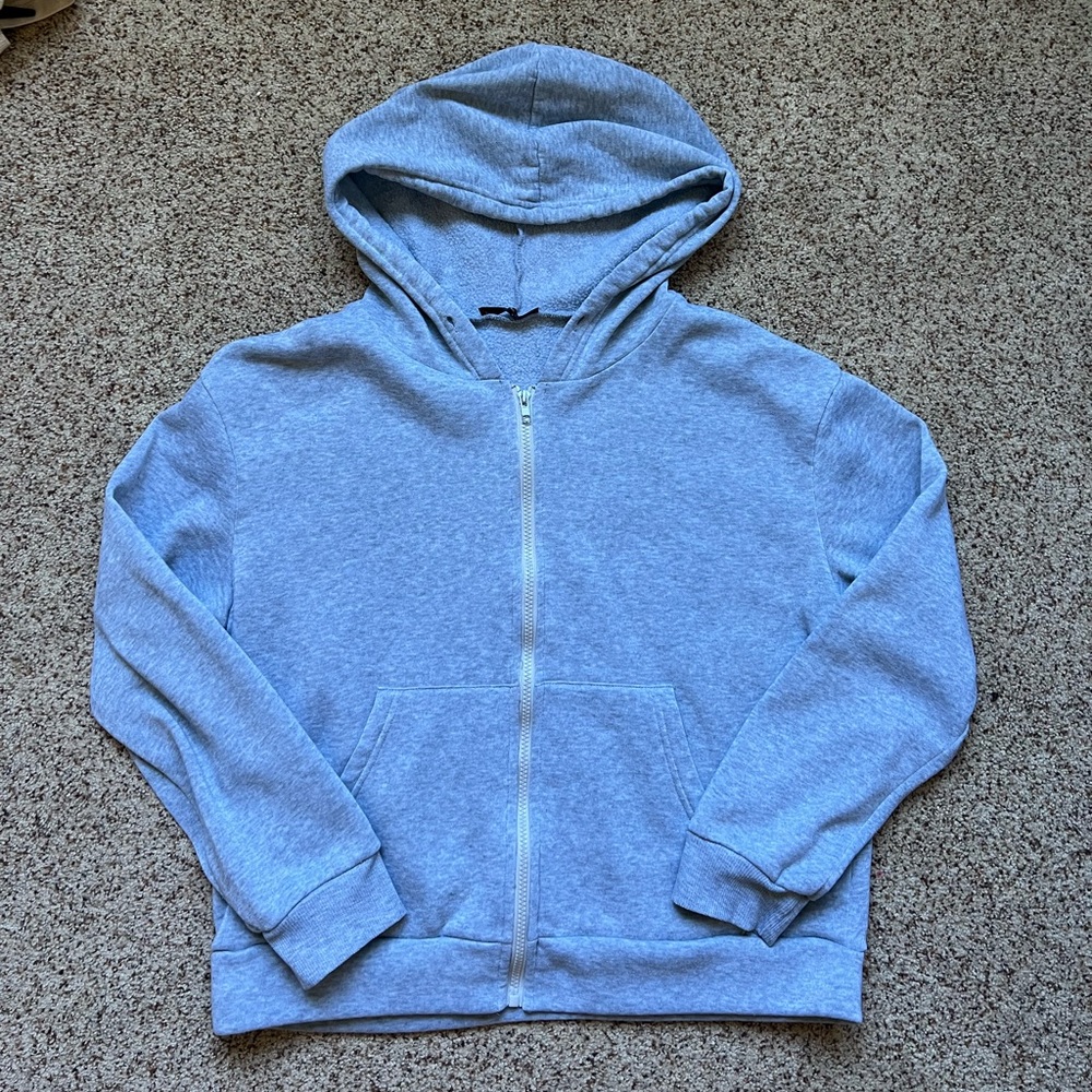 SHEIN grey zip up